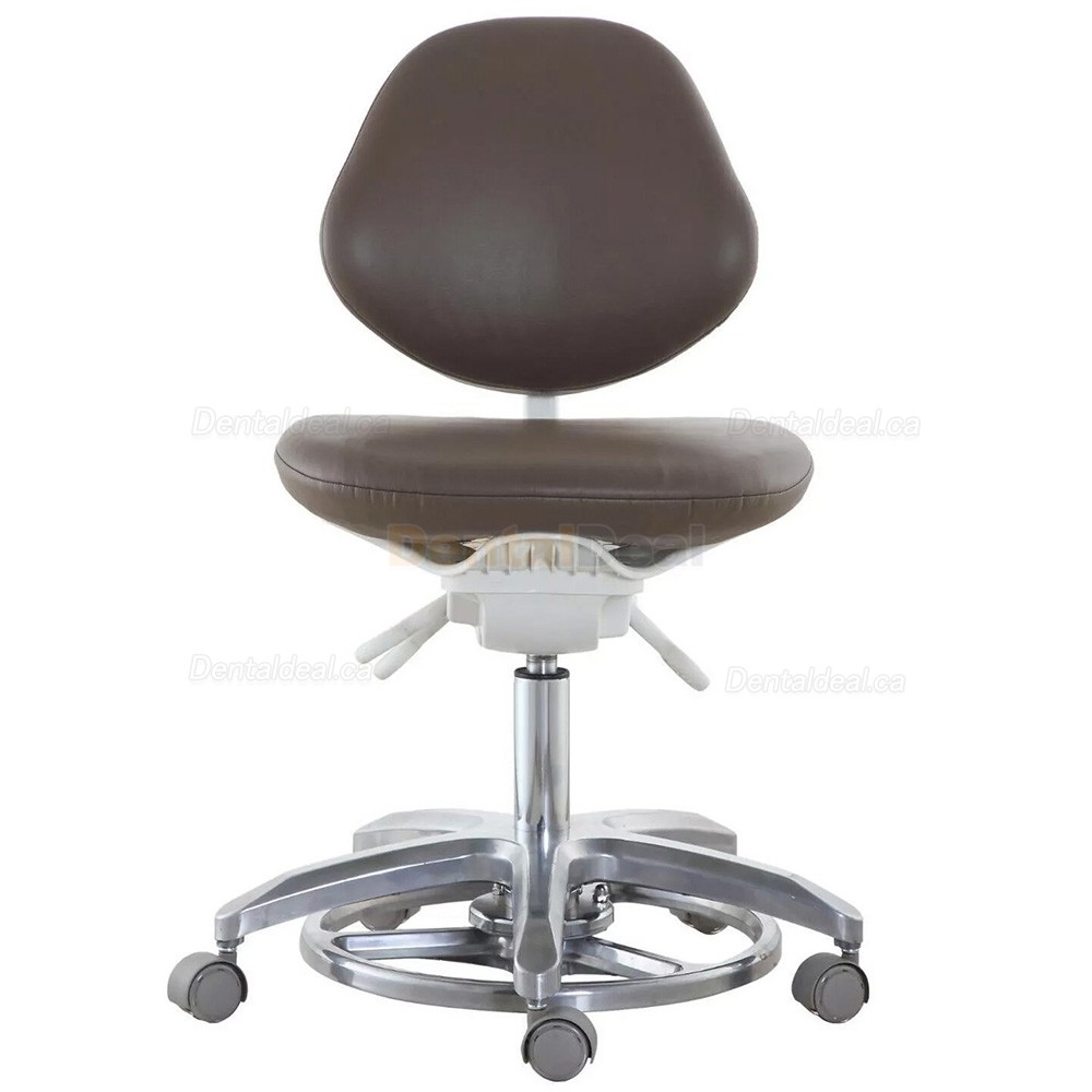 QY DS-FC Dental Operator Stool Dentist Hygienist Assistant Stool with Backrest